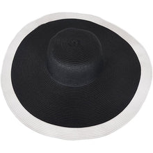 Load image into Gallery viewer, Oversized 70cm Wide Brim Straw Sun Hat - UV Protection & Foldable