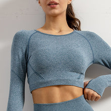 Load image into Gallery viewer, Women's Seamless Yoga Set - High Waist Leggings & Sports Bra