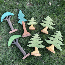 Load image into Gallery viewer, Handmade Montessori Wooden Trees for Creative Play