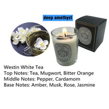 Load image into Gallery viewer, Essential Oil Aromatherapy Soy Candles with Crystals