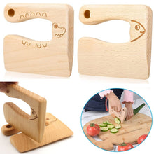 Load image into Gallery viewer, Montessori Wooden Cooking Knife for Kids