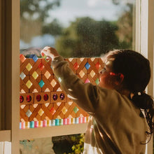 Load image into Gallery viewer, Wooden Stacking X Bricks with Acrylic Gems for Kids