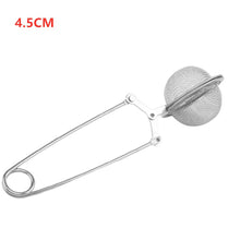 Load image into Gallery viewer, New 1PC Stainless Steel Tea Infuser Sphere Mesh Tea Strainer Coffee Herb Spice Filter Diffuser Handle Tea Ball
