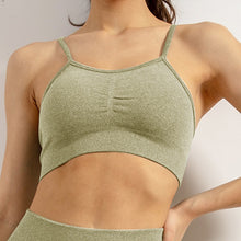 Load image into Gallery viewer, Women's Seamless Yoga Set - High Waist Leggings & Sports Bra