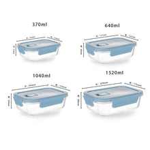 Load image into Gallery viewer, Glass Food Storage Containers