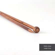Load image into Gallery viewer, Bamboo Knitting Needles Set for Sweater and Scarf Weaving