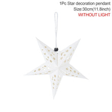 Load image into Gallery viewer, 30-60cm Hollow Out Star Party Light Window Grille Paper Lantern Stars Lampshade Garden Hanging Decoration For Home Holiday Party