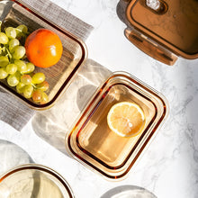 Load image into Gallery viewer, Heat-Resistant Glass Bento Lunch Box - Meal Prep & Food Storage