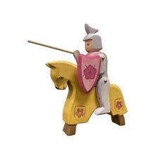 Load image into Gallery viewer, Montessori Wooden Horse and Knight Figures for Open-Ended Play