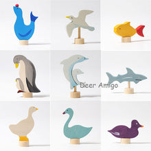 Load image into Gallery viewer, Handmade Wooden Celebration Ring for Kids - Waldorf Learn and Play Toy