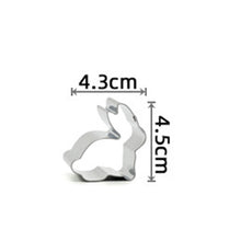 Load image into Gallery viewer, Variety Styles Stainless Steel Easter Biscuit Cutter Easter Rabbit Eggs Carrot Cookie Mold Kitchenware Cookie Cutter Baking Tool