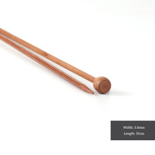 Load image into Gallery viewer, Bamboo Knitting Needles Set for Sweater and Scarf Weaving