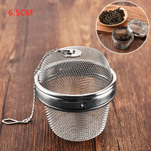 Load image into Gallery viewer, New 1PC Stainless Steel Tea Infuser Sphere Mesh Tea Strainer Coffee Herb Spice Filter Diffuser Handle Tea Ball