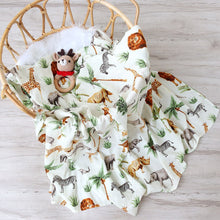 Load image into Gallery viewer, 100% Muslin Cotton Swaddling & Receiving Blanket