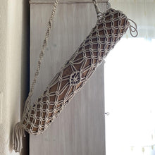 Load image into Gallery viewer, Crochet Macrame Yoga Mat Bag