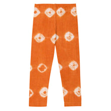 Load image into Gallery viewer, Orange Starburst Kid's Leggings