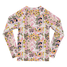 Load image into Gallery viewer, India Flower Kids Rash Guard