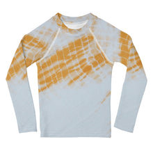 Load image into Gallery viewer, Orange Streak Kids Rash Guard