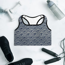 Load image into Gallery viewer, Indigo Wave Sports Bra