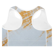 Load image into Gallery viewer, Orange Streak Sports Bra