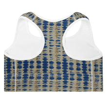Load image into Gallery viewer, Brown Tie Dye Sports Bra