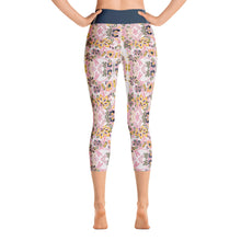 Load image into Gallery viewer, India Flower Yoga Capri Leggings