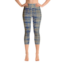 Load image into Gallery viewer, Brown Tie Dye Yoga Capri Leggings