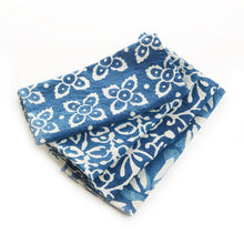 Load image into Gallery viewer, Indigo Dabu Cotton Napkins - Set of 4
