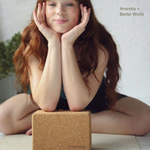 Load image into Gallery viewer, Cork Yoga Block
