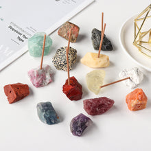 Load image into Gallery viewer, Raw crystal incense holder
