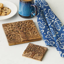 Load image into Gallery viewer, Indigo Dabu Cotton Napkins - Set of 4
