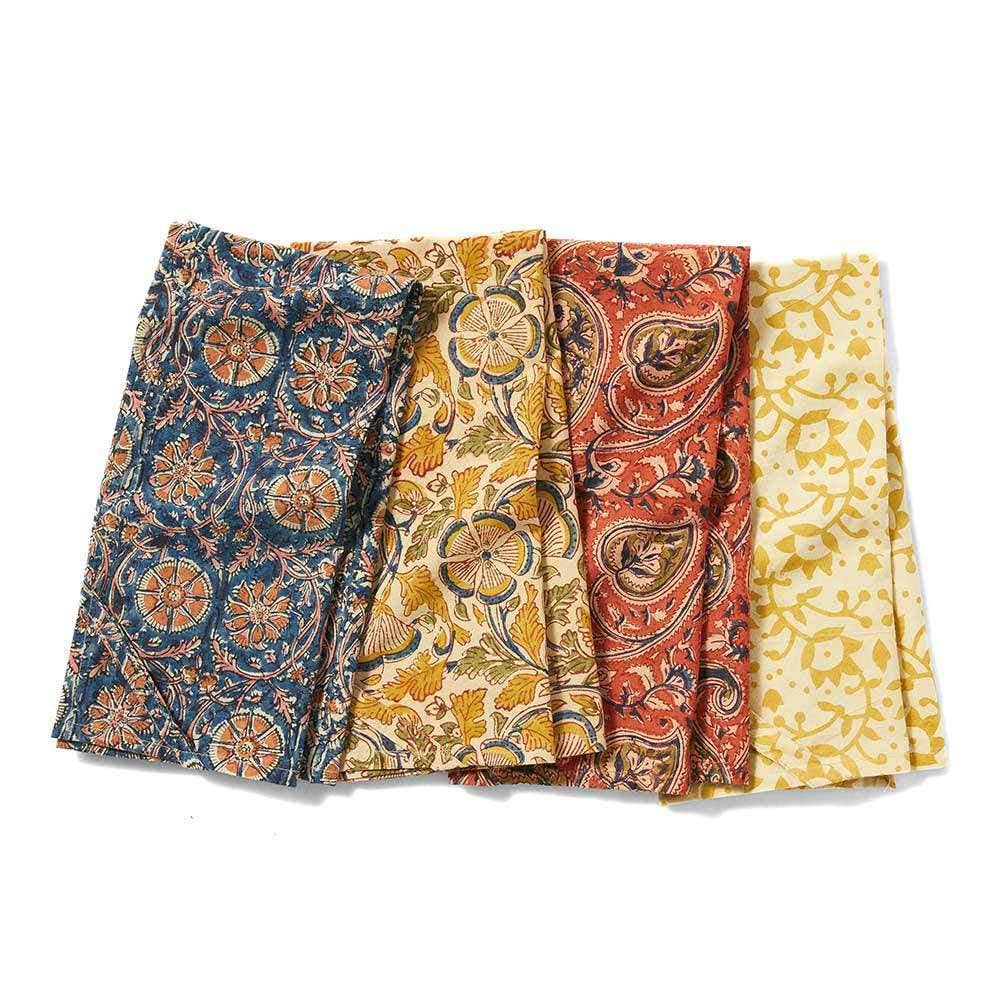 Kalamkari Dish Towels - Set of 4