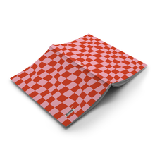 Load image into Gallery viewer, Wonky Checkers Classic Layflat Journal Notebook
