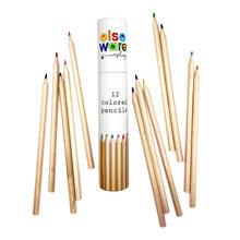 Load image into Gallery viewer, Colored Pencils - Tall &amp; Travel Size - 12 Colors
