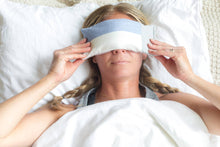 Load image into Gallery viewer, Aromatherapy Weighted Eye Pillow- Eucalyptus &amp; Lavender

