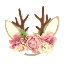 Load image into Gallery viewer, Easter Day Baby Headband Rabbit Ear Newborn Photography Props Boy Girl Nylon Hair Bands Artificial Flower Festival Headwrap
