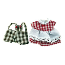 Load image into Gallery viewer, Easter Bunny Forest Animal Family Dolls Clothes Compatible 1:12 Dollhouse Accessories 10CM Clothes Pretend Play Toys Gifts Kids
