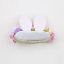 Load image into Gallery viewer, Easter Day Baby Headband Rabbit Ear Newborn Photography Props Boy Girl Nylon Hair Bands Artificial Flower Festival Headwrap
