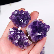 Load image into Gallery viewer, Amethyst Cluster, Small Natural Raw Crystal, 10–60g
