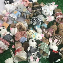 Load image into Gallery viewer, Easter Bunny Forest Animal Family Dolls Clothes Compatible 1:12 Dollhouse Accessories 10CM Clothes Pretend Play Toys Gifts Kids
