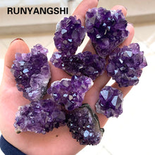 Load image into Gallery viewer, Amethyst Cluster, Small Natural Raw Crystal, 10–60g
