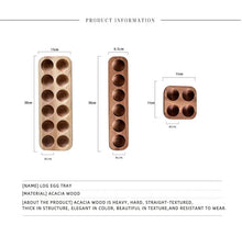 Load image into Gallery viewer, Japanese Wooden Double-Row Egg Storage Box
