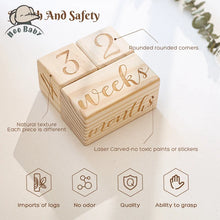 Load image into Gallery viewer, Nordic Wooden Cube Blocks - Montessori Stacking Toy
