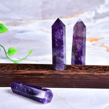 Load image into Gallery viewer, Amethyst Point, Natural, Six-Sided Tower, 50–80mm
