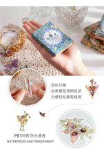 Load image into Gallery viewer, Yoofun 45pcs/box Fairy butterflies Waterproof PET Stickers Vintage Flower Elfin Decorative Label for Scrapbooking Journal DIY
