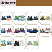 Load image into Gallery viewer, Easter Bunny Forest Animal Family Dolls Clothes Compatible 1:12 Dollhouse Accessories 10CM Clothes Pretend Play Toys Gifts Kids
