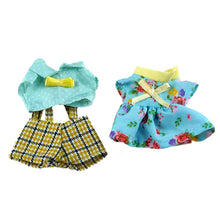 Load image into Gallery viewer, Easter Bunny Forest Animal Family Dolls Clothes Compatible 1:12 Dollhouse Accessories 10CM Clothes Pretend Play Toys Gifts Kids
