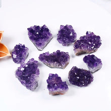 Load image into Gallery viewer, Amethyst Cluster, Small Natural Raw Crystal, 10–60g
