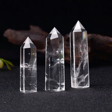 Load image into Gallery viewer, Clear Quartz Point, Natural, Six-Sided Tower, 50–80mm
