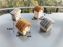 Load image into Gallery viewer, Kids Wooden Toys Pastel Nordic Buiding Blocks Stacking Crochet House  Animals Rainbow Forest Trees
